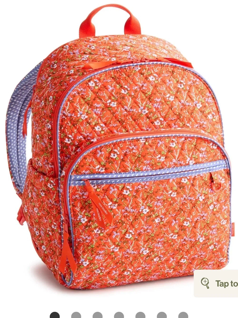 NWT Wildflower Sprig Pattern Backpack - VB Large Bancroft